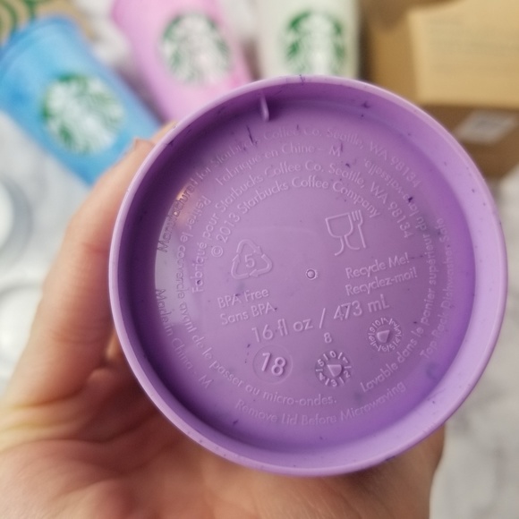Starbucks Summer 2019 6 Pack Reusable Hot Cups - Picture 5 of 8